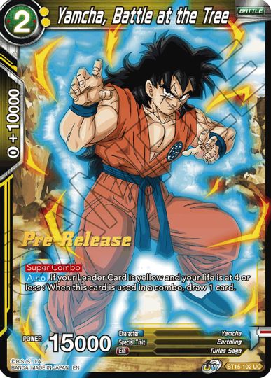 Yamcha, Battle at the Tree (BT15-102) [Saiyan Showdown Prerelease Promos] | Event Horizon Hobbies CA