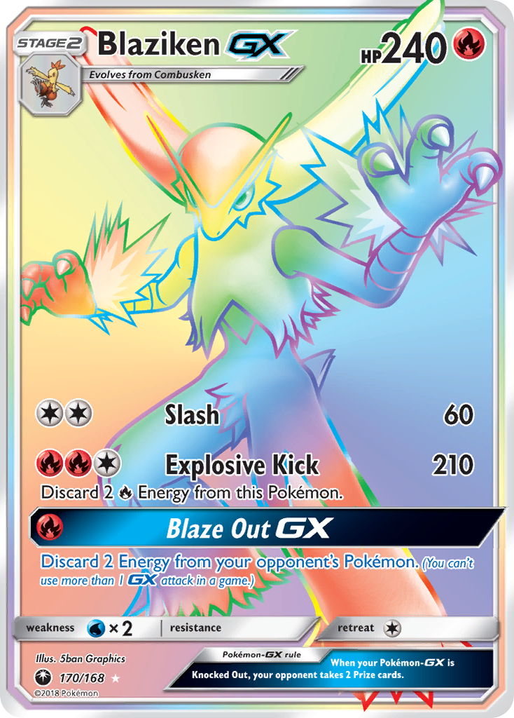 Blaziken GX (170/168) [Sun & Moon: Celestial Storm] | Event Horizon Hobbies CA