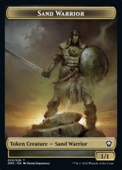 Soldier // Sand Warrior Double-sided Token [Dominaria United Tokens] | Event Horizon Hobbies CA