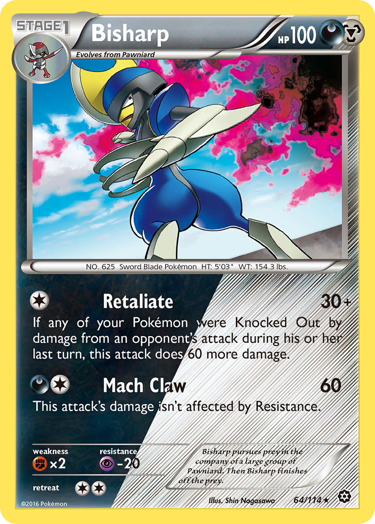 Bisharp (64/114) [XY: Steam Siege]