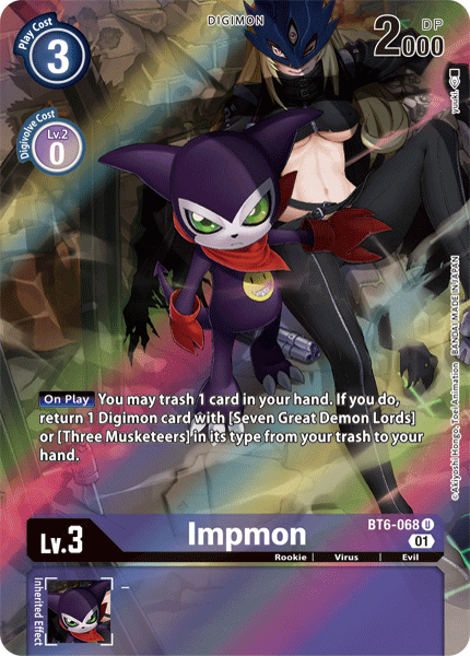 Impmon [BT6-068] (Alternate Art) [Double Diamond] | Event Horizon Hobbies CA