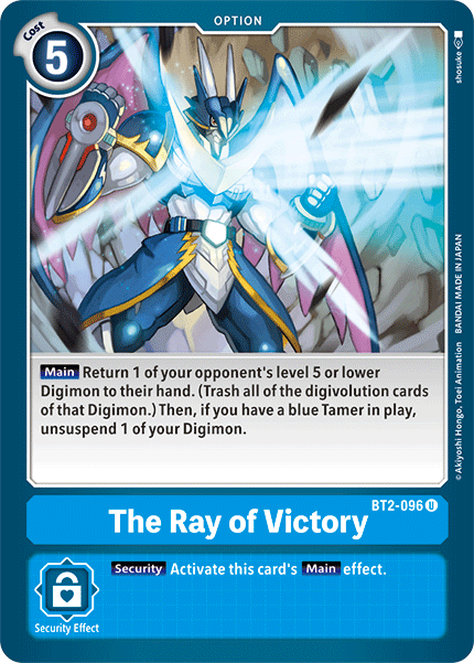 The Ray of Victory [BT2-096] [Release Special Booster Ver.1.5] | Event Horizon Hobbies CA