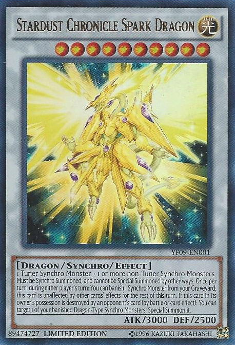 Stardust Chronicle Spark Dragon [YF09-EN001] Ultra Rare | Event Horizon Hobbies CA