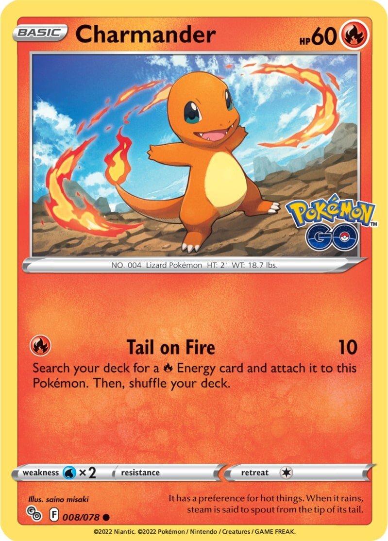 Charmander (008/078) [Pokémon GO] | Event Horizon Hobbies CA