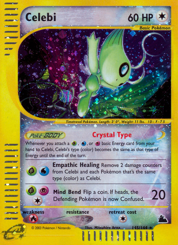 Celebi (145/144) [Skyridge] | Event Horizon Hobbies CA