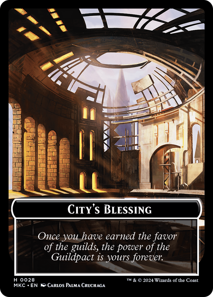 City's Blessing // Human Soldier Double-Sided Token [Murders at Karlov Manor Commander Tokens] | Event Horizon Hobbies CA