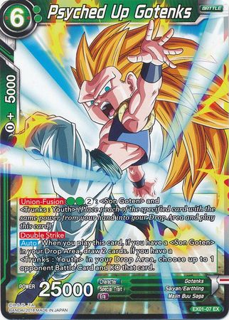 Psyched Up Gotenks (EX01-07) [Mighty Heroes] | Event Horizon Hobbies CA