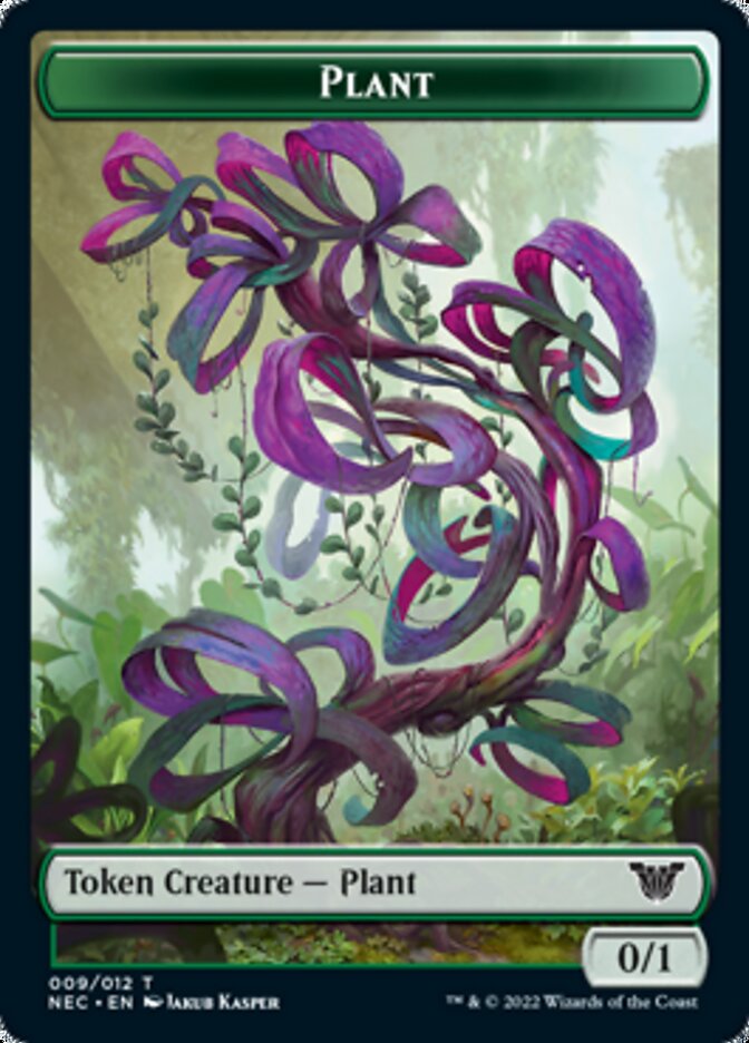 Plant // Treasure Double-sided Token [Kamigawa: Neon Dynasty Commander Tokens] | Event Horizon Hobbies CA