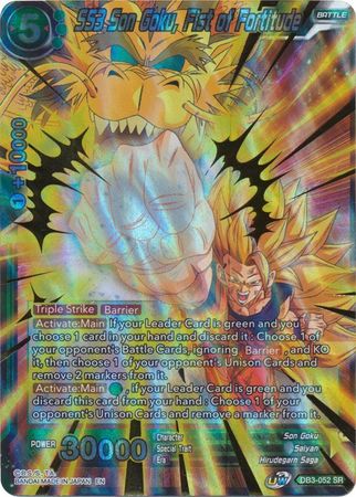 SS3 Son Goku, Fist of Fortitude (DB3-052) [Giant Force] | Event Horizon Hobbies CA