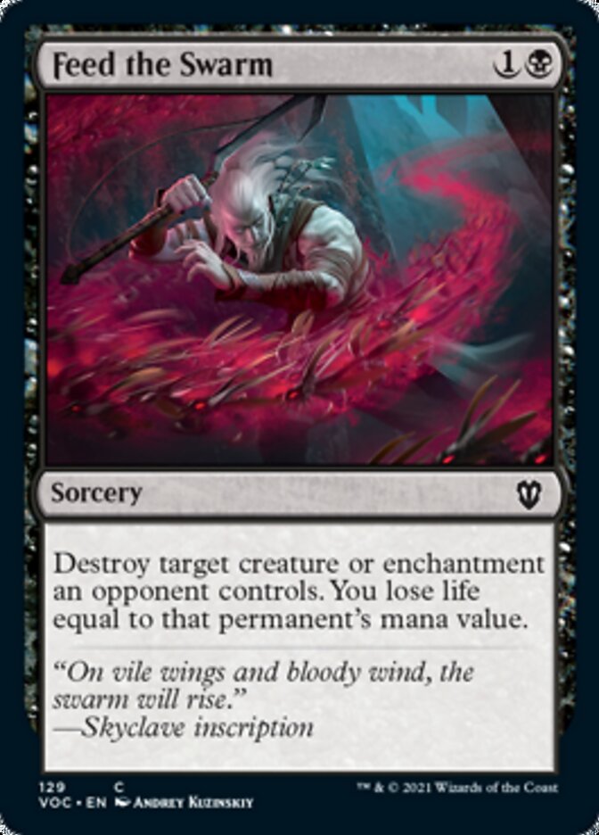 Feed the Swarm [Innistrad: Crimson Vow Commander] | Event Horizon Hobbies CA