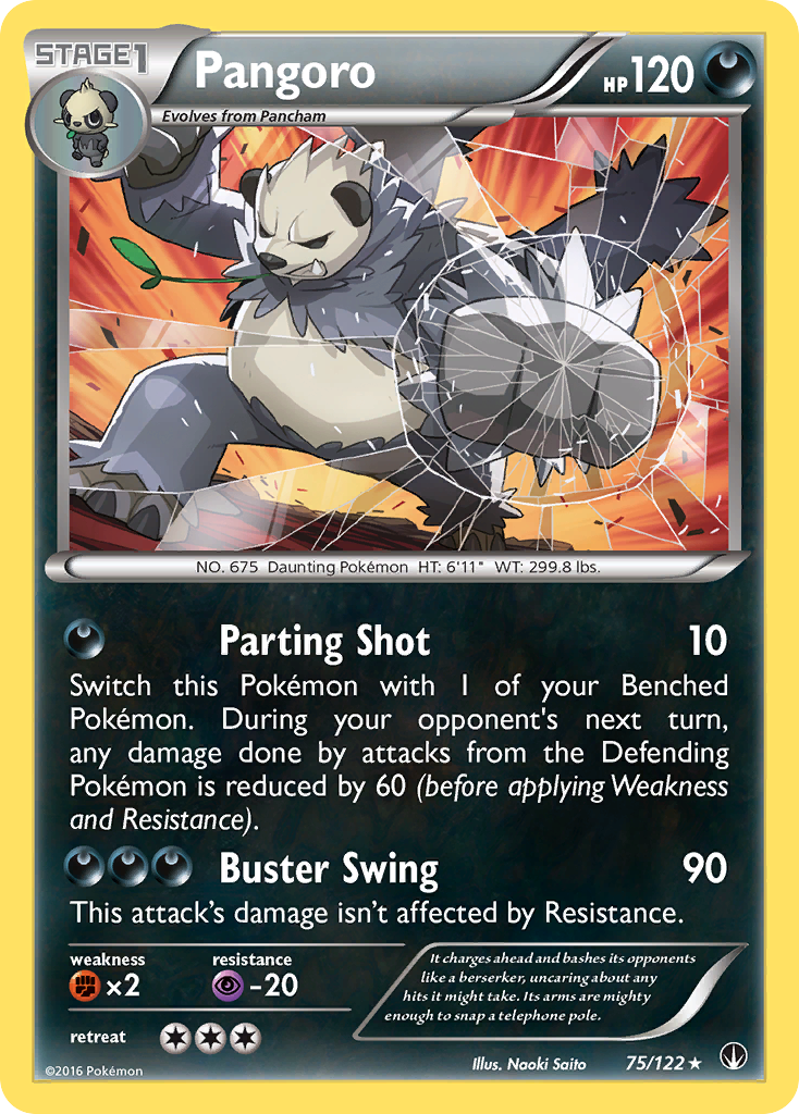 Pangoro (75/122) [XY: BREAKpoint] | Event Horizon Hobbies CA