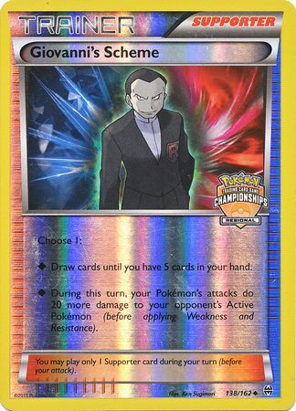 Giovanni's Scheme (138/162) (Championship Promo) [XY: BREAKthrough] | Event Horizon Hobbies CA