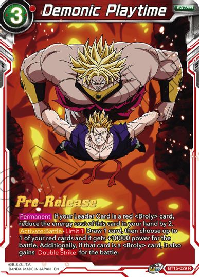 Demonic Playtime (BT15-029) [Saiyan Showdown Prerelease Promos] | Event Horizon Hobbies CA