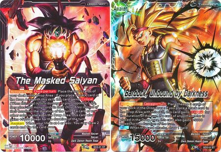 The Masked Saiyan // Bardock, Unbound by Darkness (Starter Deck - The Dark Invasion) (SD3-01) [Cross Worlds] | Event Horizon Hobbies CA