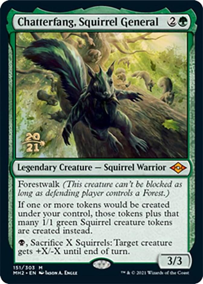 Chatterfang, Squirrel General [Modern Horizons 2 Prerelease Promos] | Event Horizon Hobbies CA