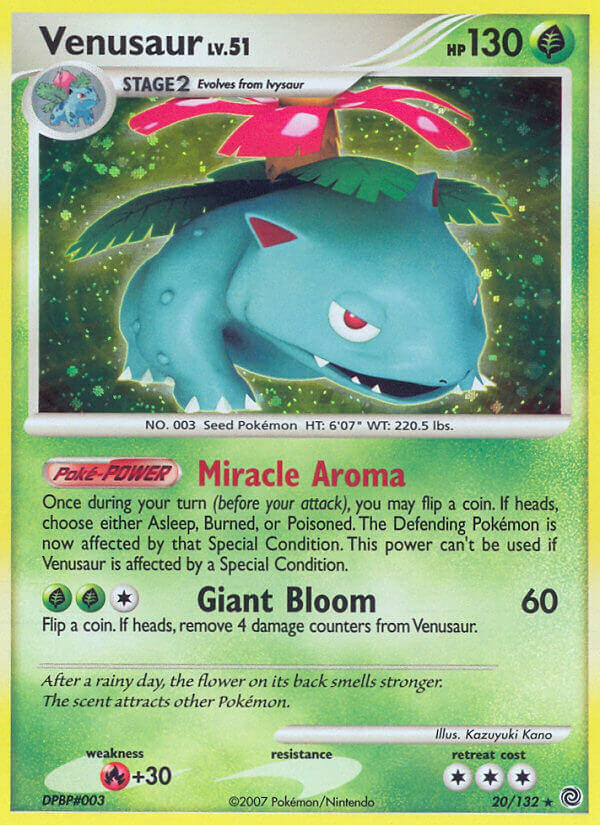 Venusaur (20/132) (Theme Deck Exclusive) [Diamond & Pearl: Secret Wonders] | Event Horizon Hobbies CA