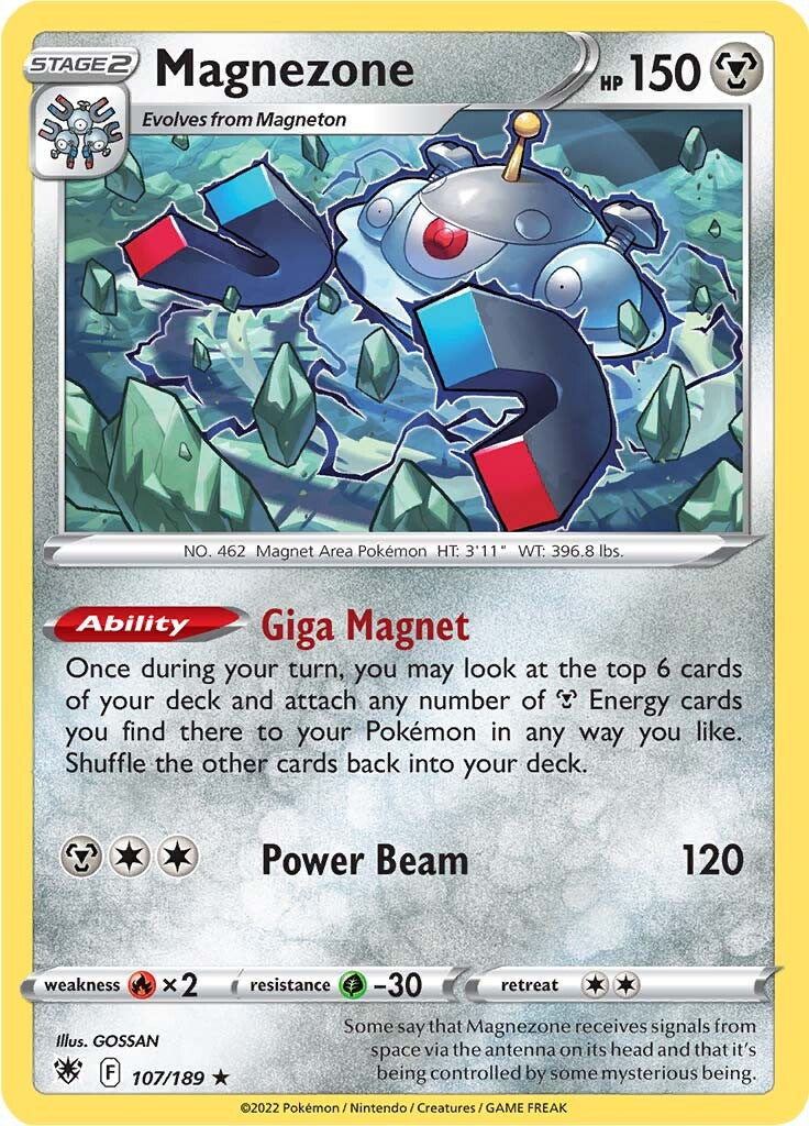 Magnezone (107/189) (Theme Deck Exclusive) [Sword & Shield: Astral Radiance] | Event Horizon Hobbies CA