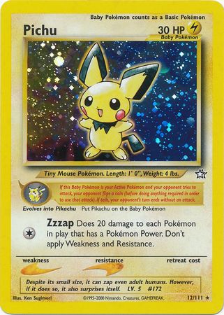 Pichu (12/111) [Neo Genesis Unlimited] | Event Horizon Hobbies CA