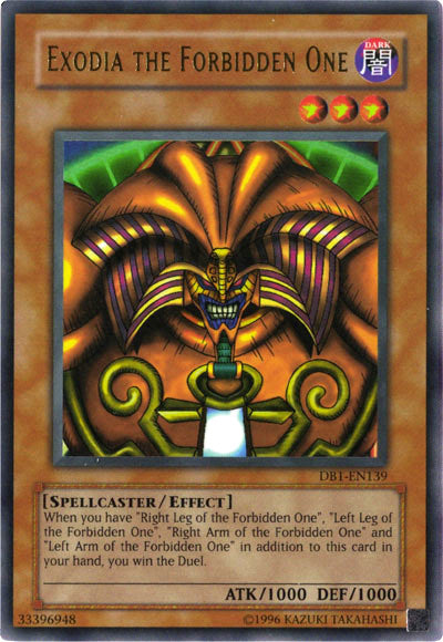 Exodia the Forbidden One [DB1-EN139] Ultra Rare | Event Horizon Hobbies CA