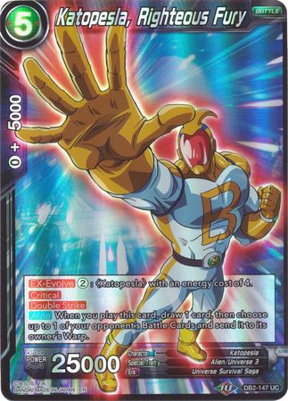 Katopesla, Sonic Justice (Reprint) (DB2-148) [Battle Evolution Booster] | Event Horizon Hobbies CA