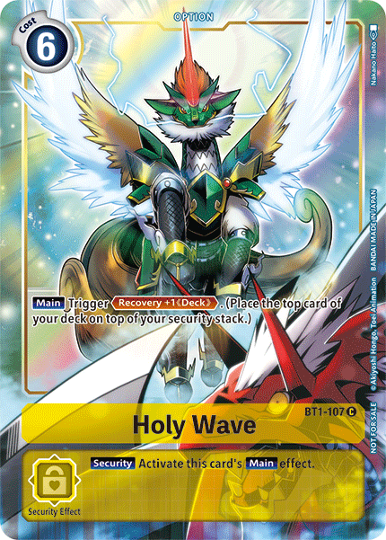 Holy Wave [BT1-107] (Dash Pack) [Release Special Booster Ver.1.5 Promos] | Event Horizon Hobbies CA