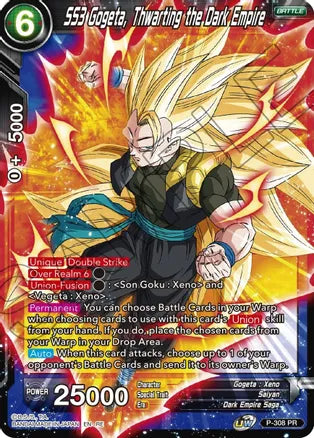 SS3 Gogeta, Thwarting the Dark Empire (P-308) [Mythic Booster] | Event Horizon Hobbies CA