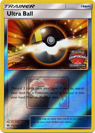 Ultra Ball (135/149) (NA Championship Promo Staff) [Sun & Moon: Base Set] | Event Horizon Hobbies CA