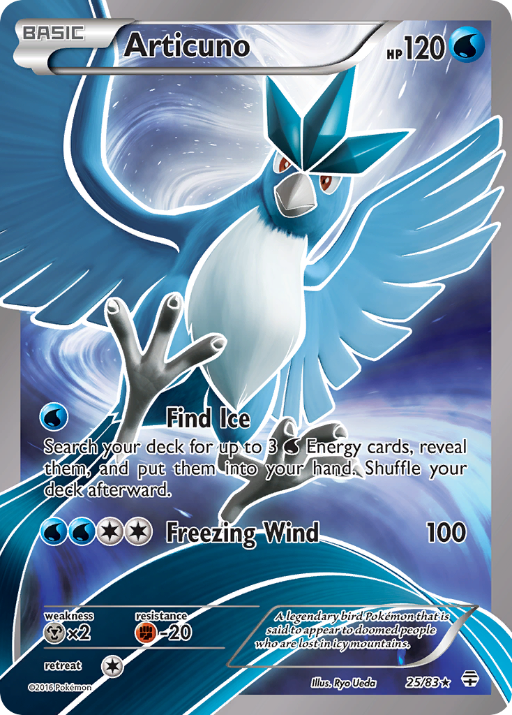 Articuno (25/83) [XY: Generations] | Event Horizon Hobbies CA