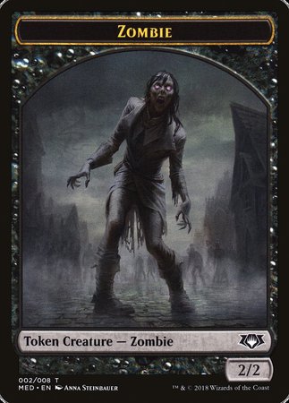 Zombie Token [Mythic Edition Tokens] | Event Horizon Hobbies CA