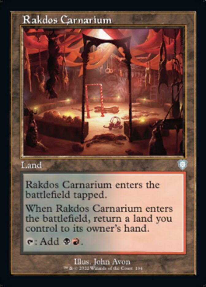 Rakdos Carnarium (Retro) [The Brothers' War Commander] | Event Horizon Hobbies CA