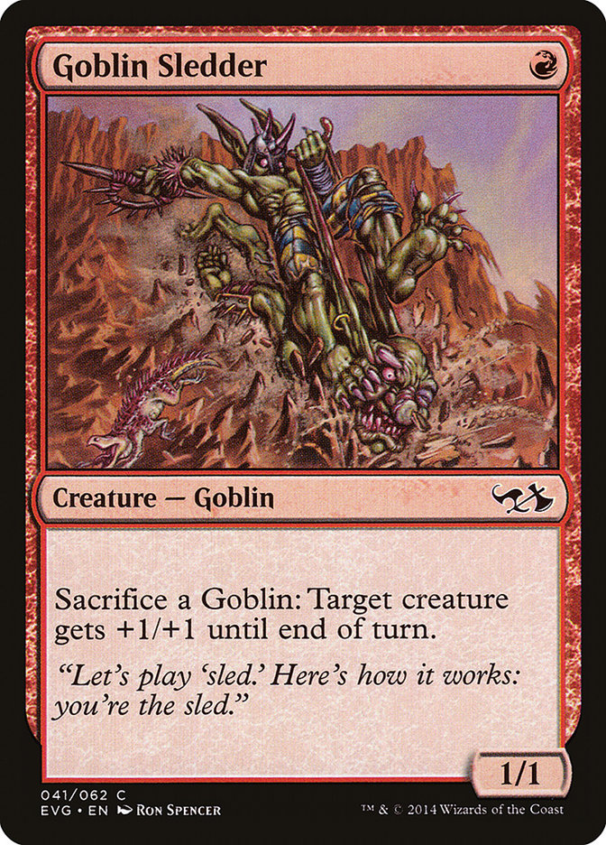 Goblin Sledder (Elves vs. Goblins) [Duel Decks Anthology] | Event Horizon Hobbies CA