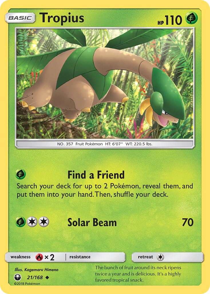 Tropius (21/168) [Sun & Moon: Celestial Storm] | Event Horizon Hobbies CA