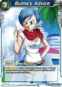 Bulma's Advice (BT8-042_PR) [Malicious Machinations Prerelease Promos] | Event Horizon Hobbies CA