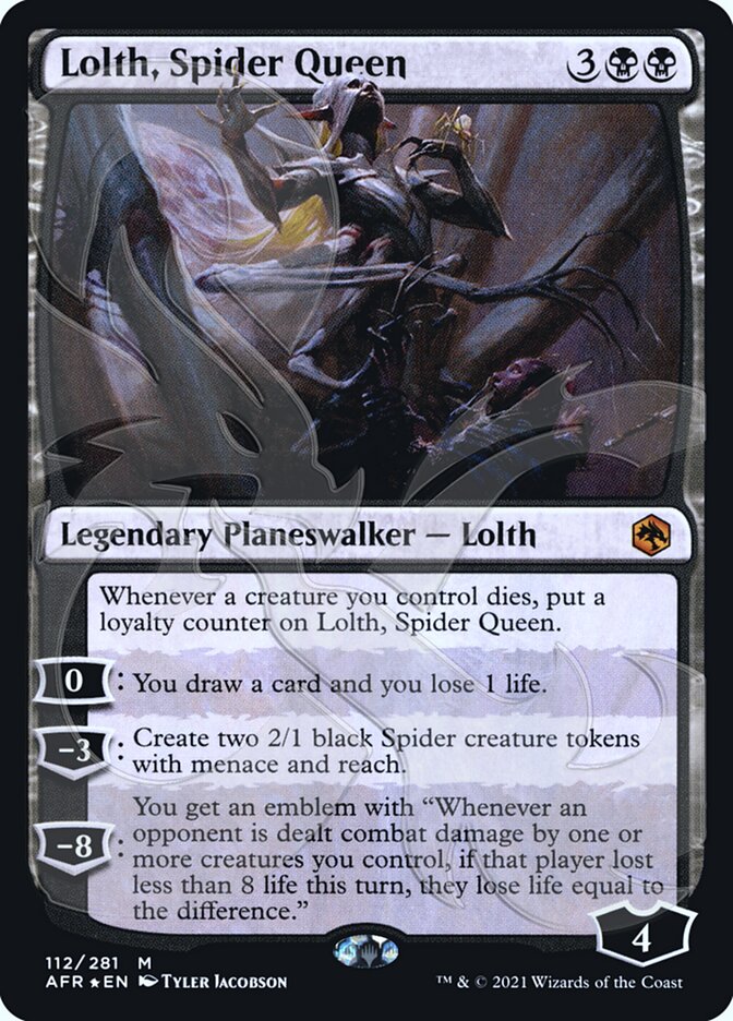 Lolth, Spider Queen (Ampersand Promo) [Dungeons & Dragons: Adventures in the Forgotten Realms Promos] | Event Horizon Hobbies CA