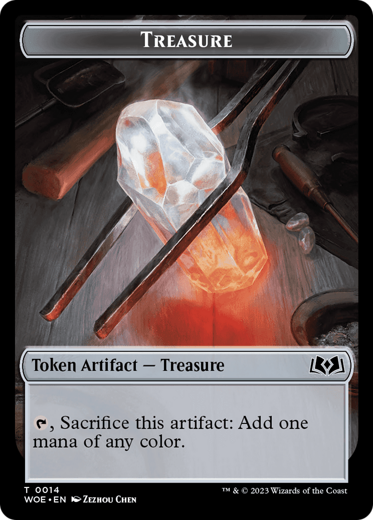 Treasure // Food (0010) Double-Sided Token [Wilds of Eldraine Tokens] | Event Horizon Hobbies CA