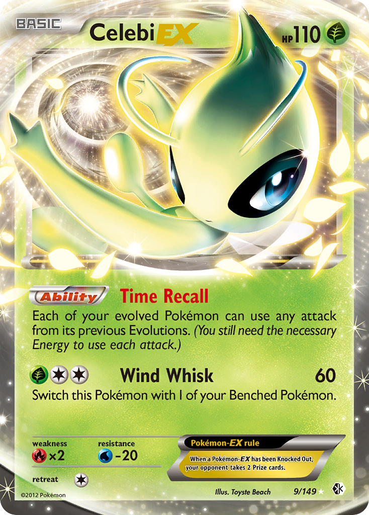 Celebi EX (9/149) [Black & White: Boundaries Crossed] | Event Horizon Hobbies CA