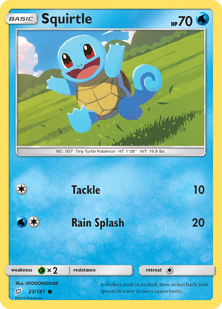 Squirtle (23/181) [Sun & Moon: Team Up] | Event Horizon Hobbies CA