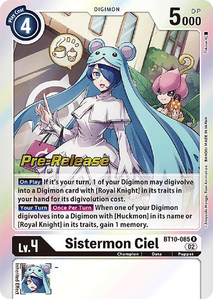 Sistermon Ciel [BT10-085] [Xros Encounter Pre-Release Cards] | Event Horizon Hobbies CA