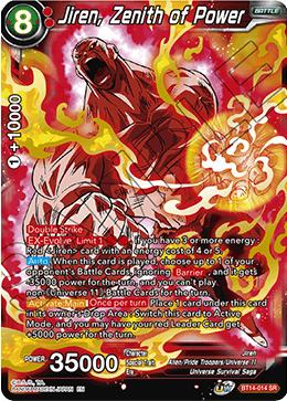 Jiren, Zenith of Power (BT14-014) [Cross Spirits] | Event Horizon Hobbies CA