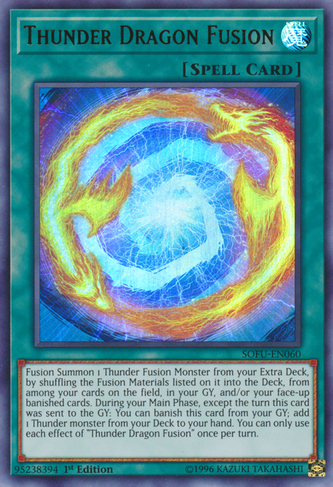 Thunder Dragon Fusion [SOFU-EN060] Ultra Rare | Event Horizon Hobbies CA