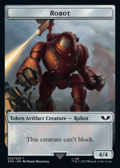 Astartes Warrior // Robot Double-sided Token (Surge Foil) [Universes Beyond: Warhammer 40,000 Tokens] | Event Horizon Hobbies CA