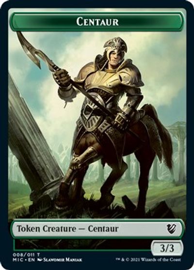 Centaur // Wolf Double-sided Token [Innistrad: Midnight Hunt Commander] | Event Horizon Hobbies CA