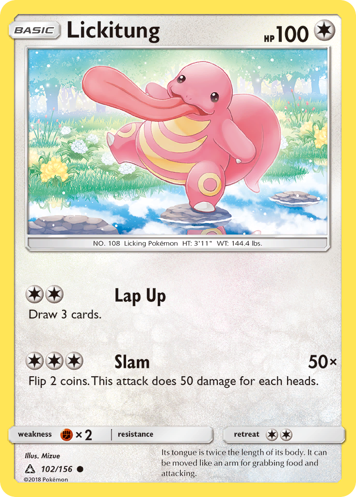 Lickitung (102/156) [Sun & Moon: Ultra Prism] | Event Horizon Hobbies CA