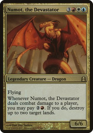 Numot, the Devastator (Oversized) [Commander 2011 Oversized] | Event Horizon Hobbies CA