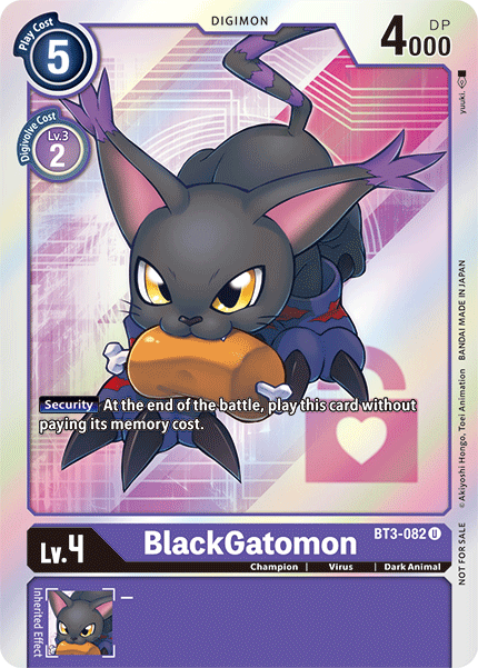 BlackGatomon [BT3-082] (Buy-A-Box Promo) [Release Special Booster Ver.1.5 Promos] | Event Horizon Hobbies CA