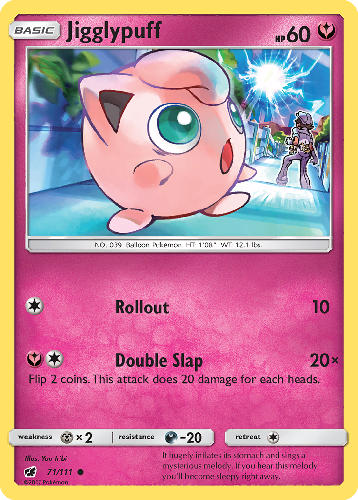 Jigglypuff (71/111) [Sun & Moon: Crimson Invasion] | Event Horizon Hobbies CA