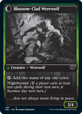 Weaver of Blossoms // Blossom-Clad Werewolf [Innistrad: Double Feature] | Event Horizon Hobbies CA