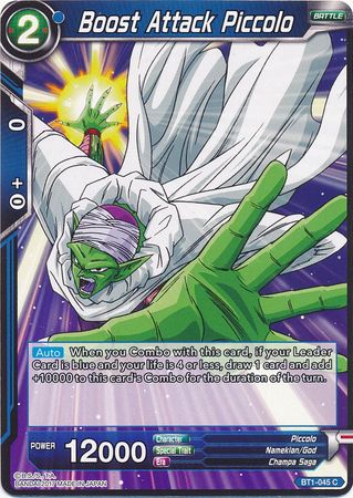 Boost Attack Piccolo (BT1-045) [Galactic Battle] | Event Horizon Hobbies CA