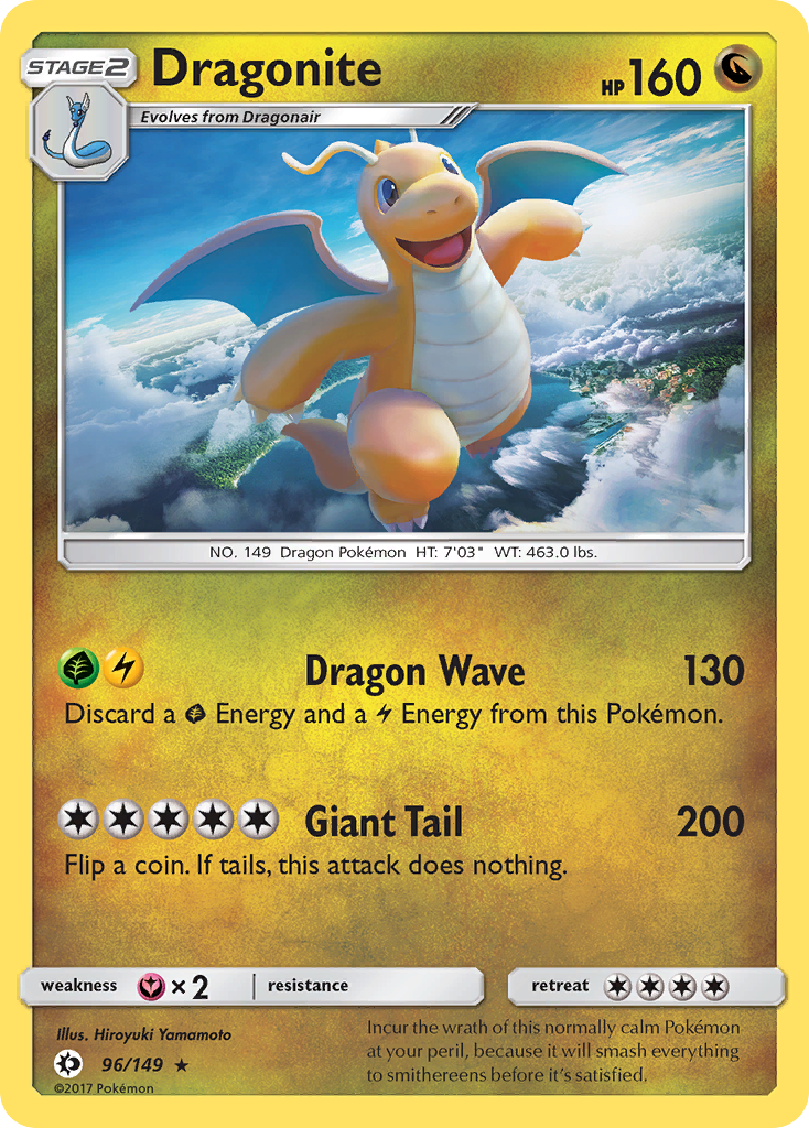 Dragonite (96/149) [Sun & Moon: Base Set] | Event Horizon Hobbies CA