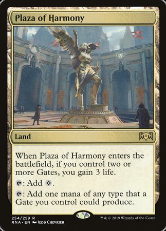 Plaza of Harmony [Ravnica Allegiance] | Event Horizon Hobbies CA